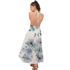 Backless Maxi Beach Dress 