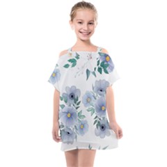 Kids  One Piece Chiffon Dress 