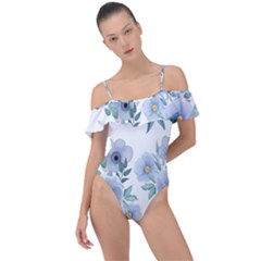 Frill Detail One Piece Swimsuit 