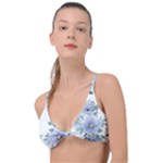 Floral pattern Knot Up Bikini Top