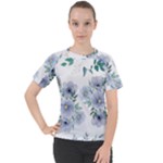 Floral pattern Women s Sport Raglan Tee