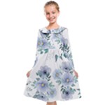 Floral pattern Kids  Midi Sailor Dress