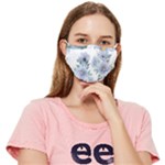 Floral pattern Fitted Cloth Face Mask (Adult)