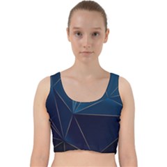 Velvet Racer Back Crop Top 