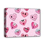 Emoji Heart Deluxe Canvas 14  x 11  (Stretched)