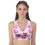 Emoji Heart Sports Bra