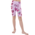 Emoji Heart Kids  Mid Length Swim Shorts