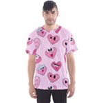 Emoji Heart Men s Sport Mesh Tee