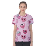 Emoji Heart Women s Cotton Tee