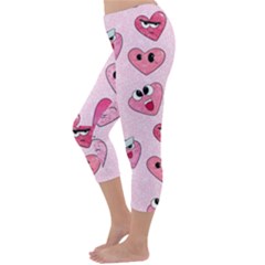 Capri Winter Leggings Back Capri Winter Leggings Back