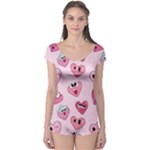 Emoji Heart Boyleg Leotard 