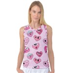 Emoji Heart Women s Basketball Tank Top