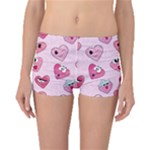 Emoji Heart Boyleg Bikini Bottoms