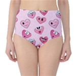 Emoji Heart Classic High-Waist Bikini Bottoms