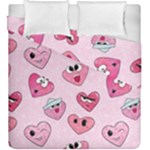 Emoji Heart Duvet Cover Double Side (King Size)