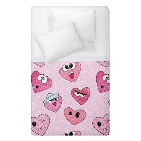 Emoji Heart Duvet Cover (Single Size) from ArtsNow.com