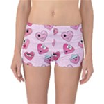 Emoji Heart Reversible Boyleg Bikini Bottoms