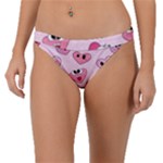 Emoji Heart Band Bikini Bottom