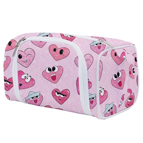 Emoji Heart Toiletries Pouch from ArtsNow.com