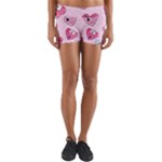 Emoji Heart Yoga Shorts