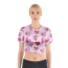 Emoji Heart Cotton Crop Top from ArtsNow.com