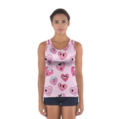 Emoji Heart Sport Tank Top  from ArtsNow.com