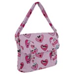 Emoji Heart Buckle Messenger Bag