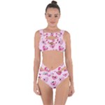 Emoji Heart Bandaged Up Bikini Set 