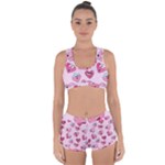 Emoji Heart Racerback Boyleg Bikini Set