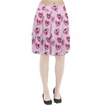 Emoji Heart Pleated Skirt