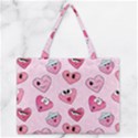 Zipper Medium Tote Bag Front