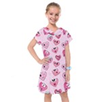 Emoji Heart Kids  Drop Waist Dress