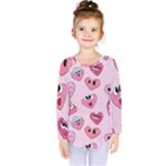 Emoji Heart Kids  Long Sleeve Tee