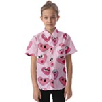 Emoji Heart Kids  Short Sleeve Shirt