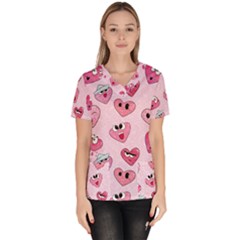 Women s V-Neck Scrub Top 