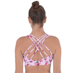 Cross String Back Sports Bra 