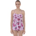 Emoji Heart Babydoll Tankini Set