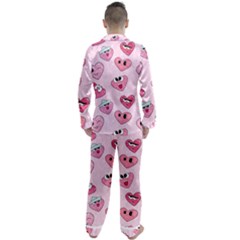 Men s Long Sleeve Satin Pajamas Set 