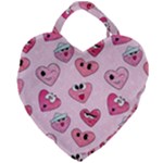 Emoji Heart Giant Heart Shaped Tote