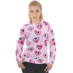 Emoji Heart Women s Overhead Hoodie