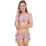 Emoji Heart Tie It Up Bikini Set