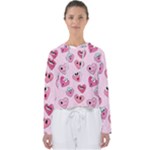 Emoji Heart Women s Slouchy Sweat