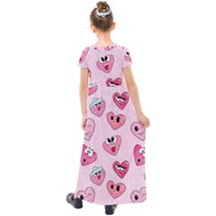 Kids  Short Sleeve Maxi Dress 