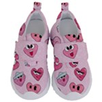 Emoji Heart Kids  Velcro No Lace Shoes