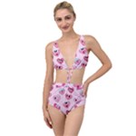 Emoji Heart Tied Up Two Piece Swimsuit