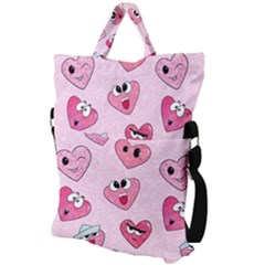 Fold Over Handle Tote Bag 