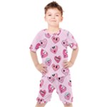 Emoji Heart Kids  Tee and Shorts Set