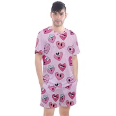 Men s Mesh T-Shirt and Shorts Set 