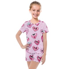 Kids  Mesh T-Shirt and Shorts Set 