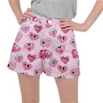 Emoji Heart Ripstop Shorts